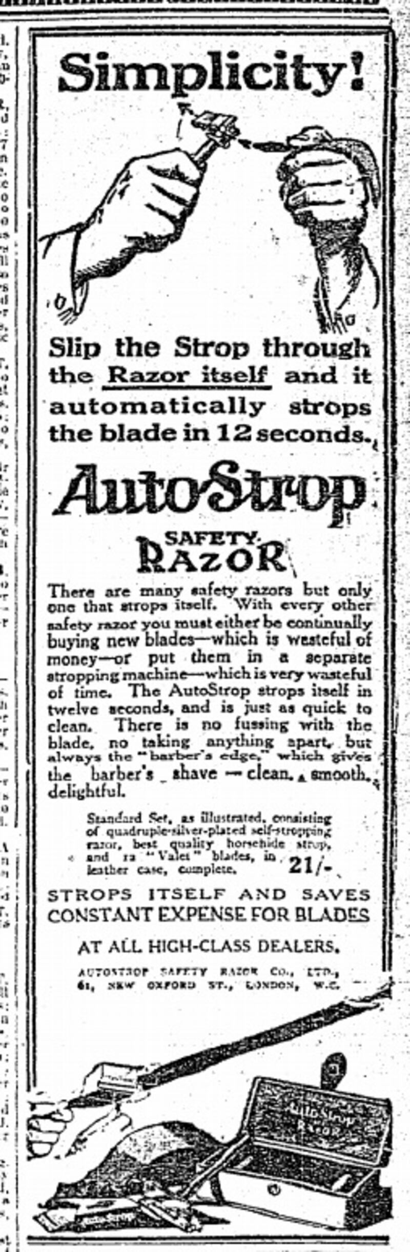 Simplicity! (August 15th, 1913)