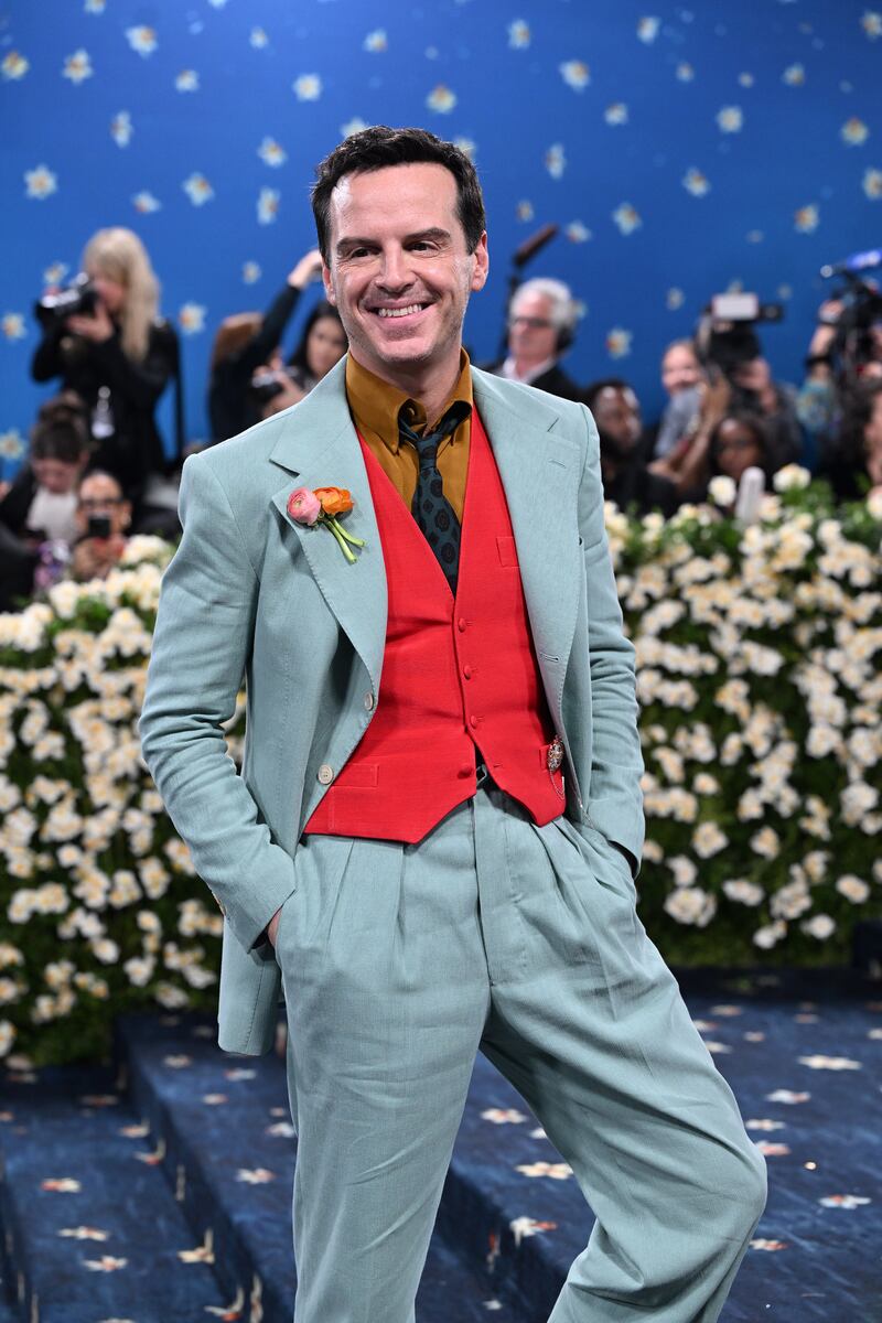 Andrew Scott at the Met Gala. Photograph: Nina Westervelt/The New York Times