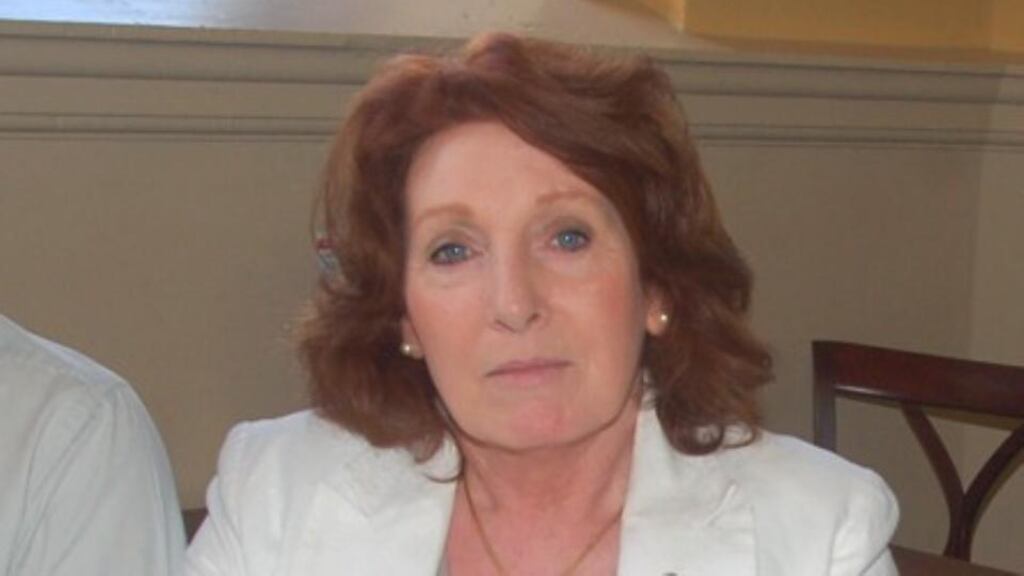 Junior health minister Kathleen Lynch at Letterkenny Hospital on Wednesday. Shortly after, the minister took ill  and was admitted to ICU