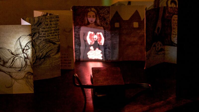 Aideen Barry cherishes the children in her Lab installation.