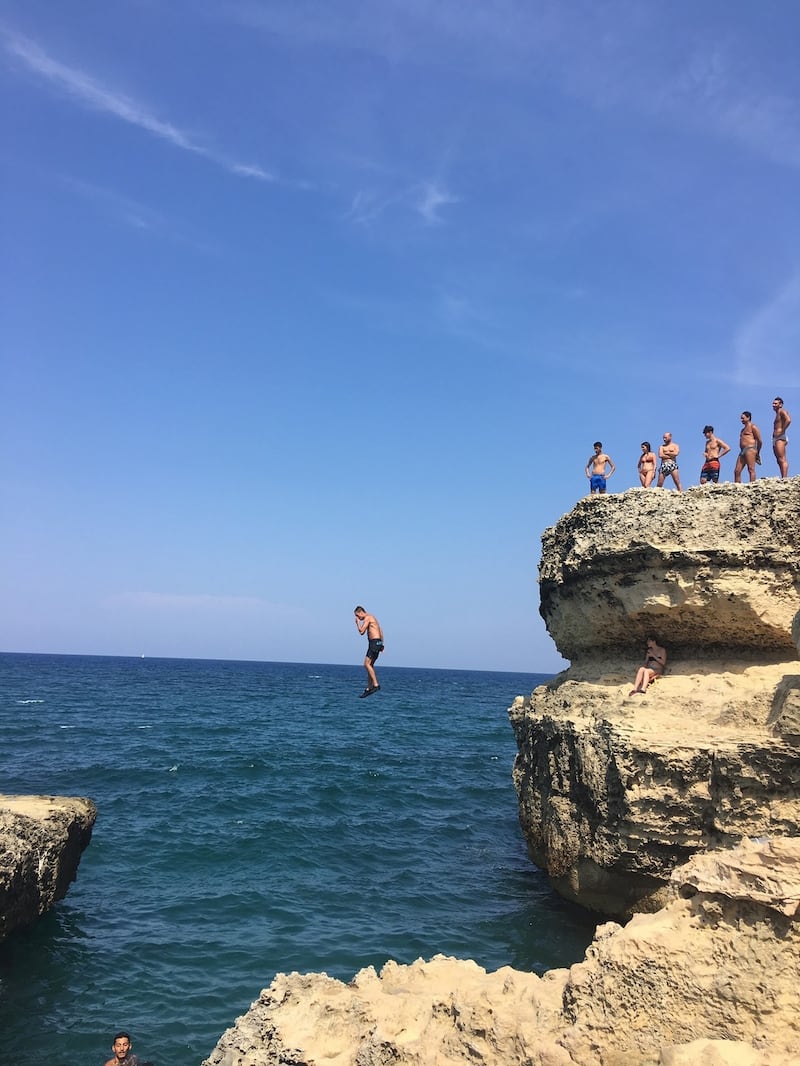 Diving in Italy: The further south along the coast you go, the more rugged the coastline gets