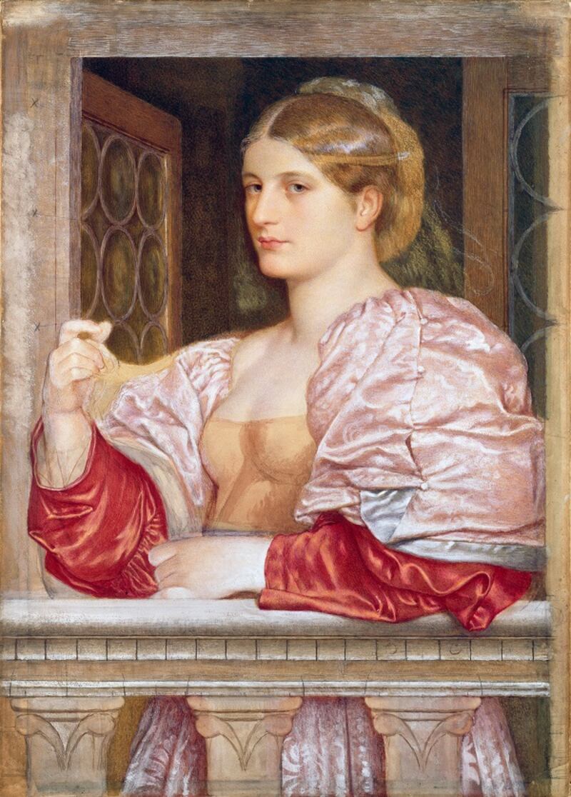 For the Love of Art: A Venetian Courtesan, by Frederic William Burton. Photograph © National Gallery of Ireland