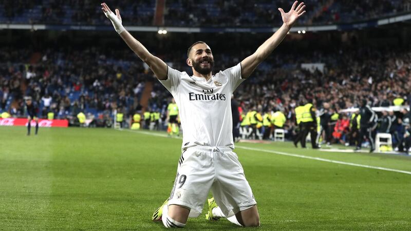 Karim Benzema has shone for Real Madrid since Cristiano Ronaldo’s departure. Photograph: Gonzalo Arroyo Moreno/Getty Images