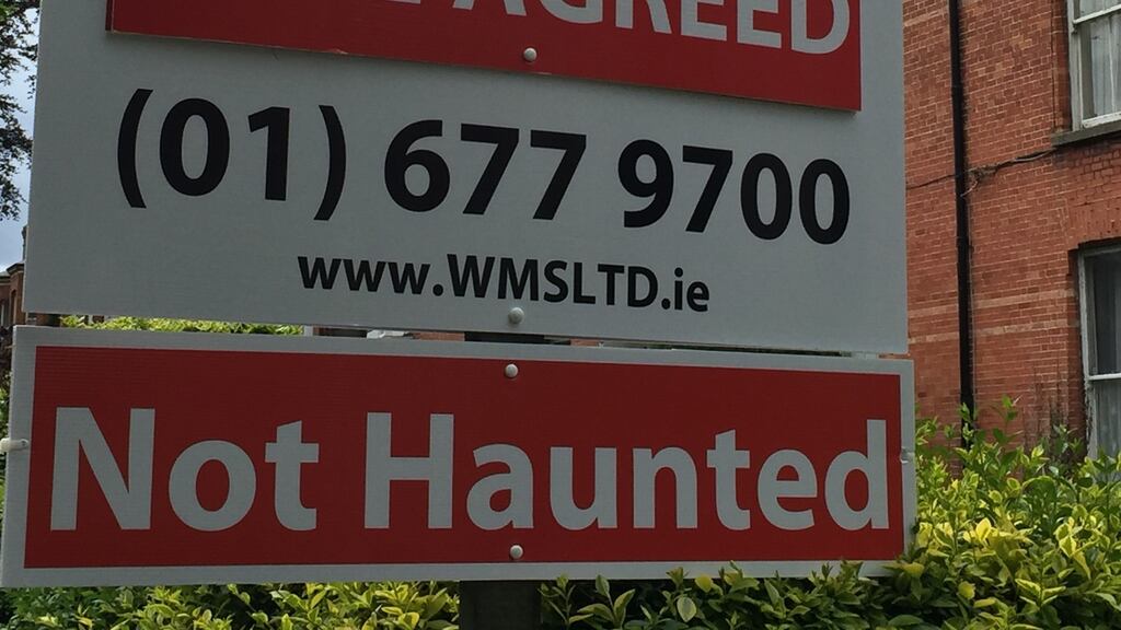 The sign in question