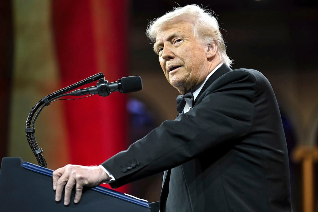 Donald Trump's tariffs have come into force for 60 countries. Photograph: (Pool via AP)