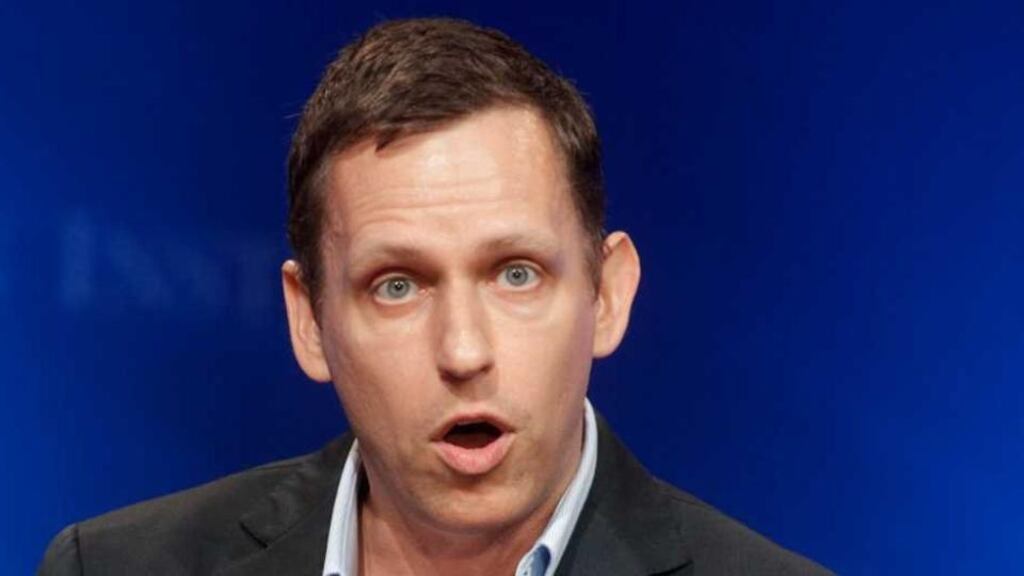 Tech entrepreneur Peter Thiel: confirmed as a speaker at The Summit in November