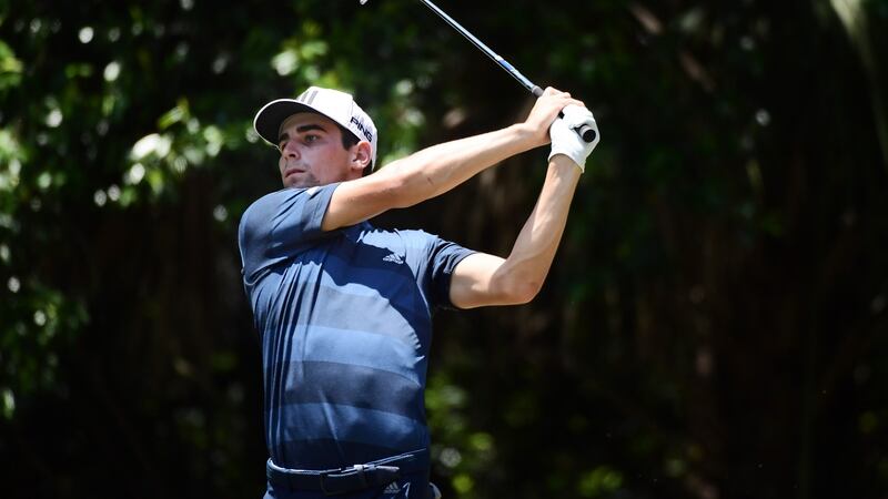 Joaquin Niemann’s low ball flight could help him in the wind. Photo: Julio Aguilar/Getty Images