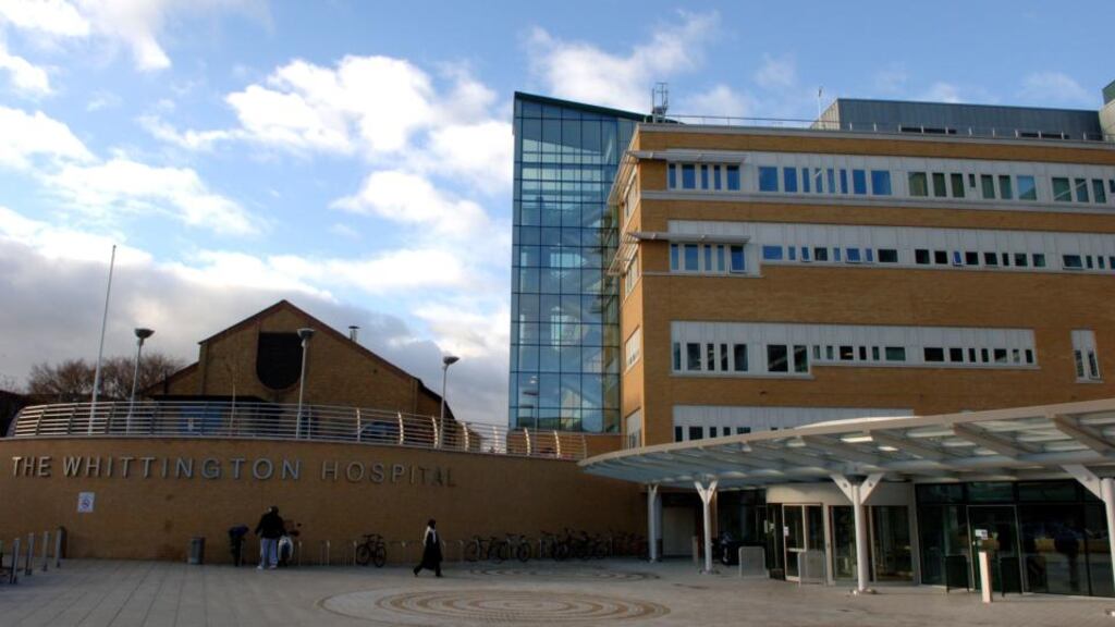 The Whittington Hospital in north London, where Dr Dhanuson Dharmasena worked. Photograph: Steve Parsons/PA Wire