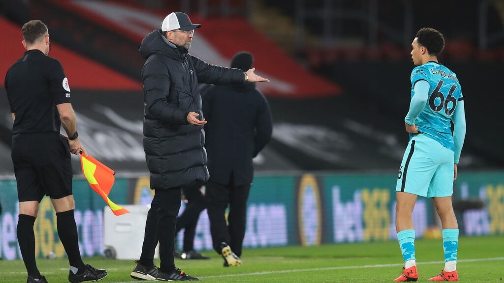 Jürgen Klopp has denied playing mind games ahead of the Premier League clash between Manchester United and Liverpool. Photo: Adam Davy - Pool/Getty Images
