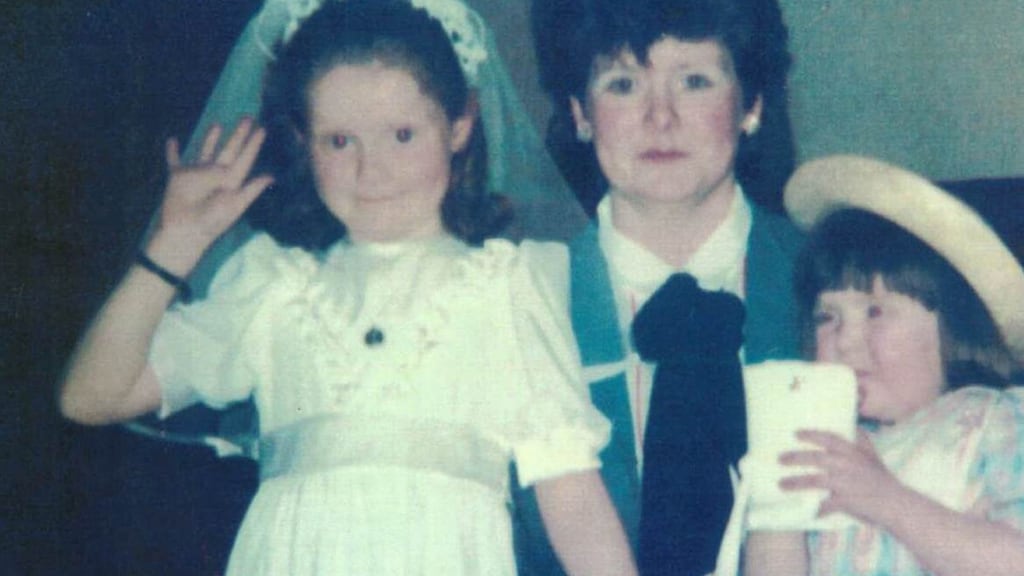 Elizabeth Byrne with her daughters Mary Ellen (8) and Kerrie (3). Photograph: An Garda Síoch‡na/PA Wire