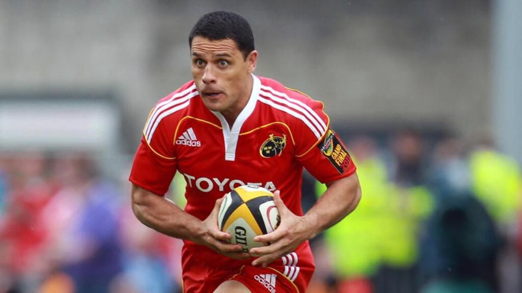 Doug Howlett: during his Munster rugby days