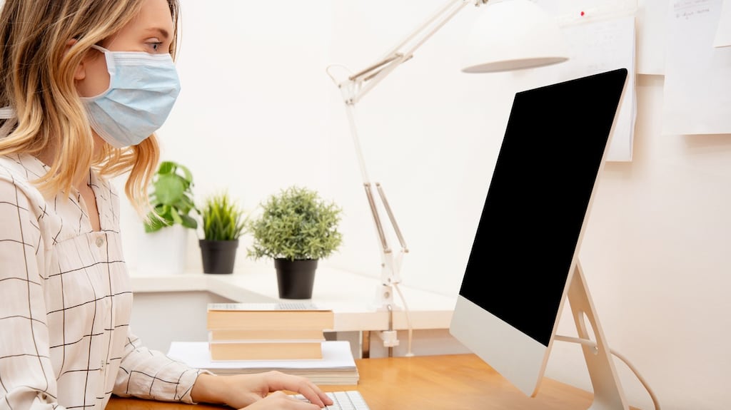 Physical distancing is a key aspect of the Government’s plans for people to get back to work. File photograph: Getty