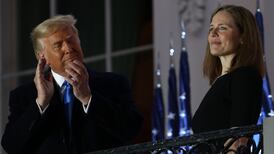 Suzanne Lynch’s US Election Diary: Trump’s judicial legacy confirmed as Barrett reaches supreme court