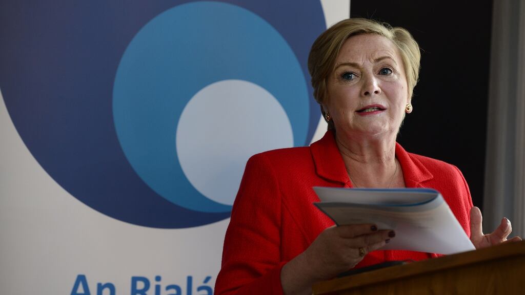 Minister for Justice Frances Fitzgerald told the Dáil on Thursday that everybody in the House would agree it would be most unfortunate if, rather than engaging further, gardaí contemplated strike action. Photograph: Cyril Byrne/The Irish Times