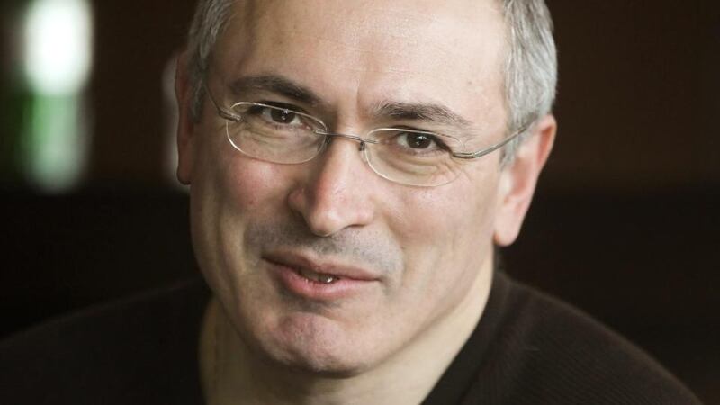 Former Russian oil tycoon Mikhail Khodorkovsky fell foul of Vladimir Putin’s regime and was jailed for a number of years before being released after lobbying by the German government. Photograph: Sergey Dolzhenko/EPA