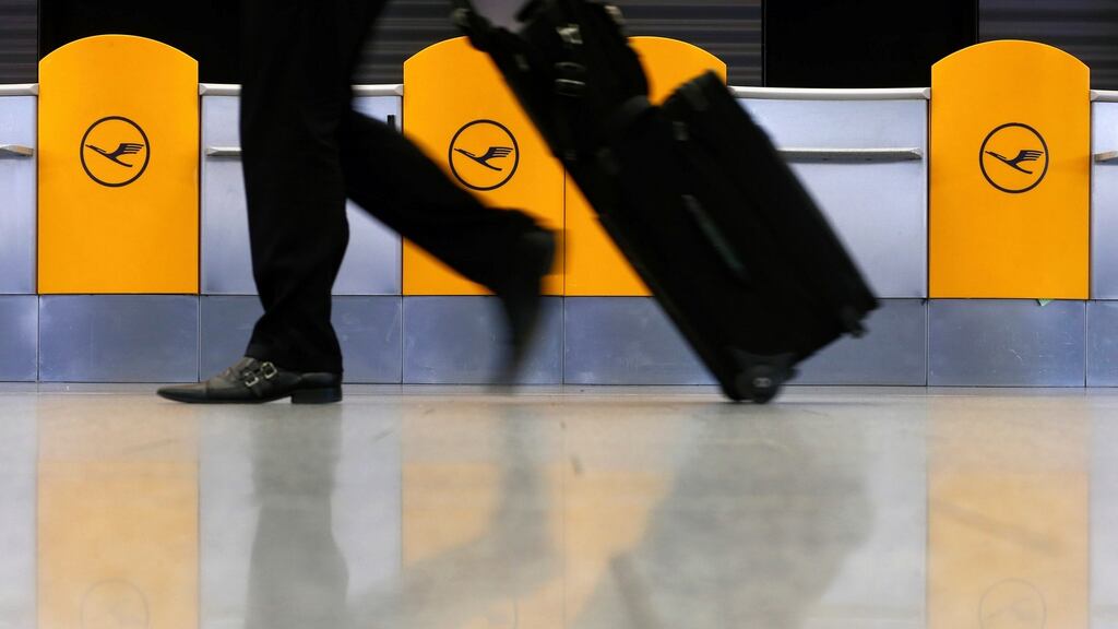 Officials at Frankfurt airport became suspicious after after they found fresh operation scars below the woman’s breasts during a search. Photograph: Ralph Orlowski/Reuters