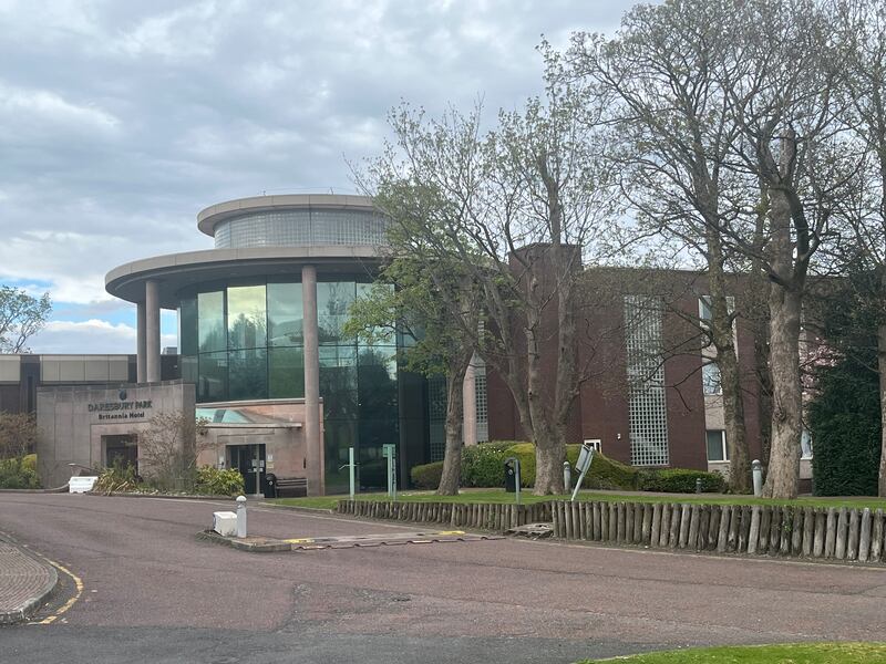 The Daresbury Park asylum hotel on the outskirts of Runcorn that the Home Office announced is due to close. Photograph: Mark Paul
