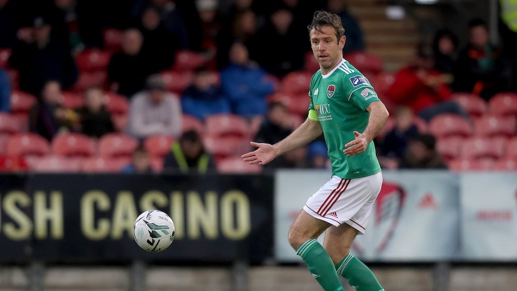 Cork City’s Alan Bennett has taken up a coaching role with club following the departure of John Caulfield. Photograph: Oisin Keniry/Inpho