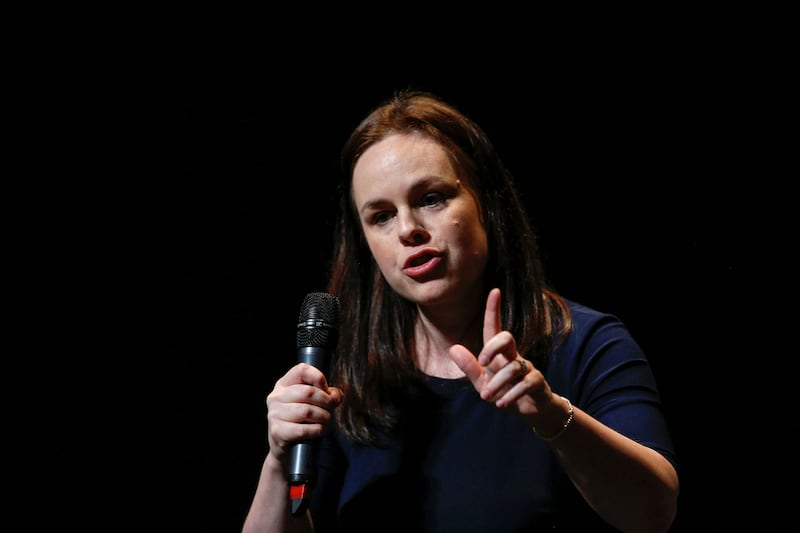 Kate Forbes was almost bounced out of the SNP leadership contest as soon as it began in a social media furore over her socially conservative views, but she has fought her way back into contention. Photograph: Craig Brough/AFP via Getty Images