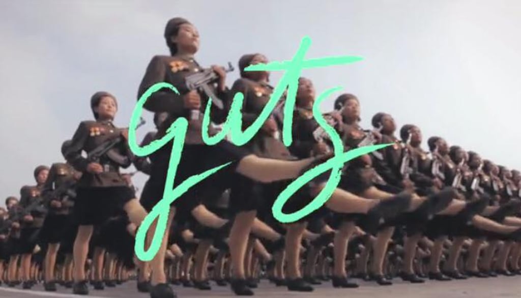 The cover of issue 5 of Guts magazine.