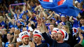 Icelandic fans are like an Ireland tribute act, only better