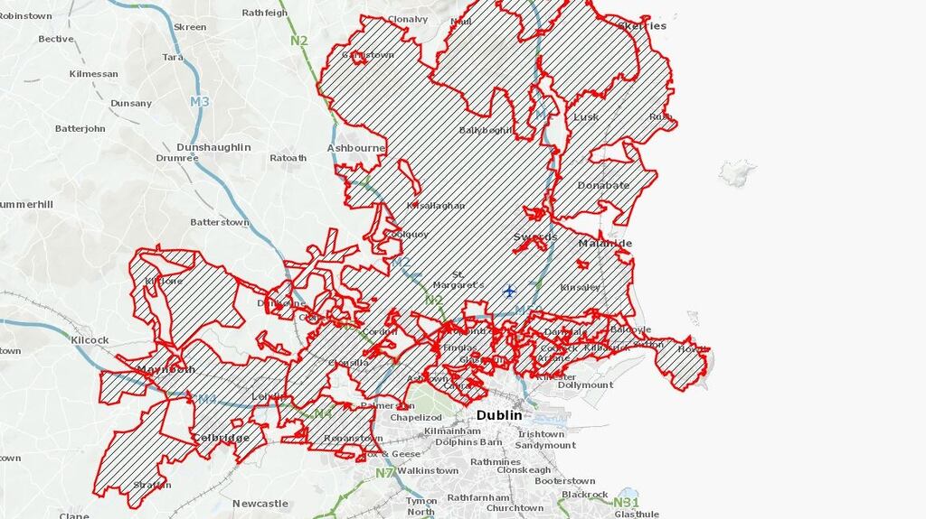 A boil water notice is in place for some 600,000 people in the greater Dublin area.