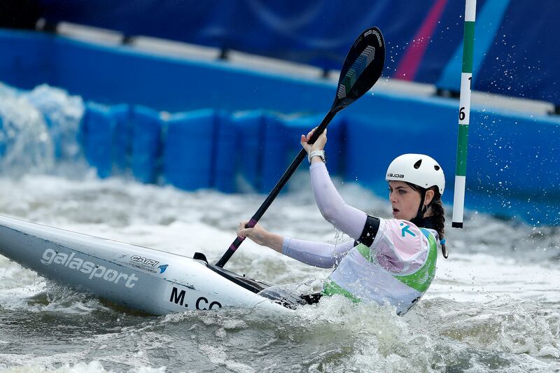 Madison Corcoran in action during the 2023 European Games in Poland where she sealed Olympic qualification. Photograph: Nikola Krstic/Inpho