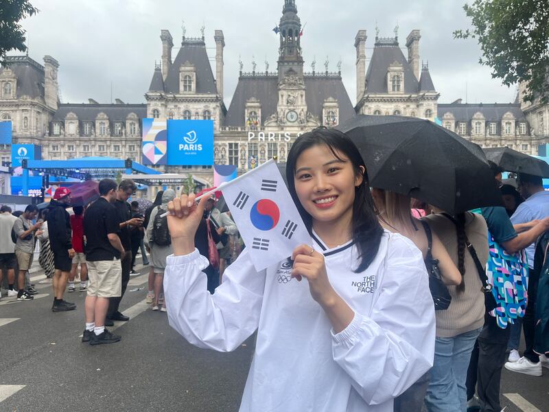 Jang Jeong Eun from Korea is ready to support her country.