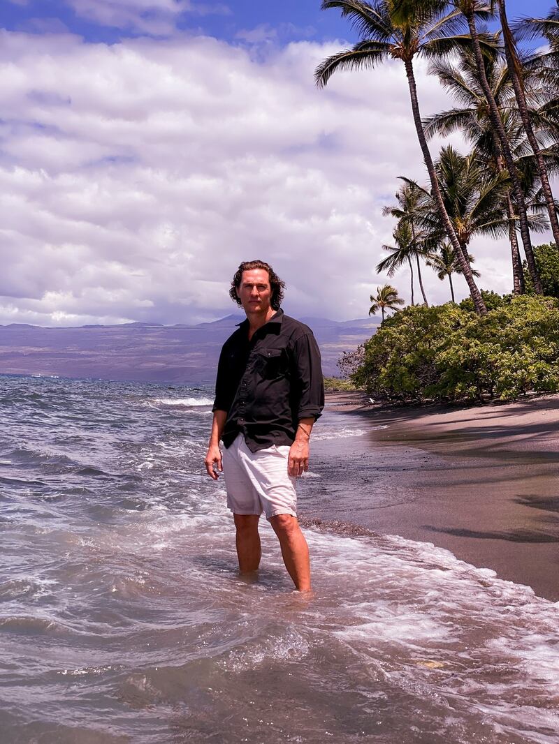 Matthew McConaughey’s new memoir Greenlights is out now. Photograph: Devin Oktar Yalkin/The New York Times