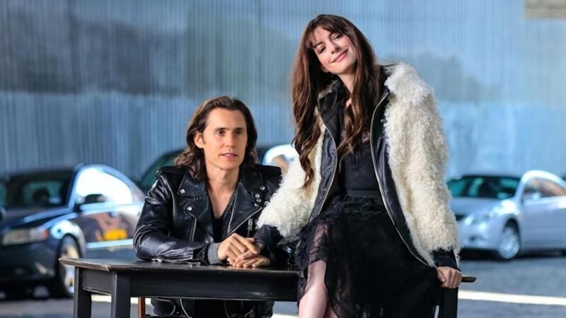 Jared Leto and Anne Hathaway in WeCrashed