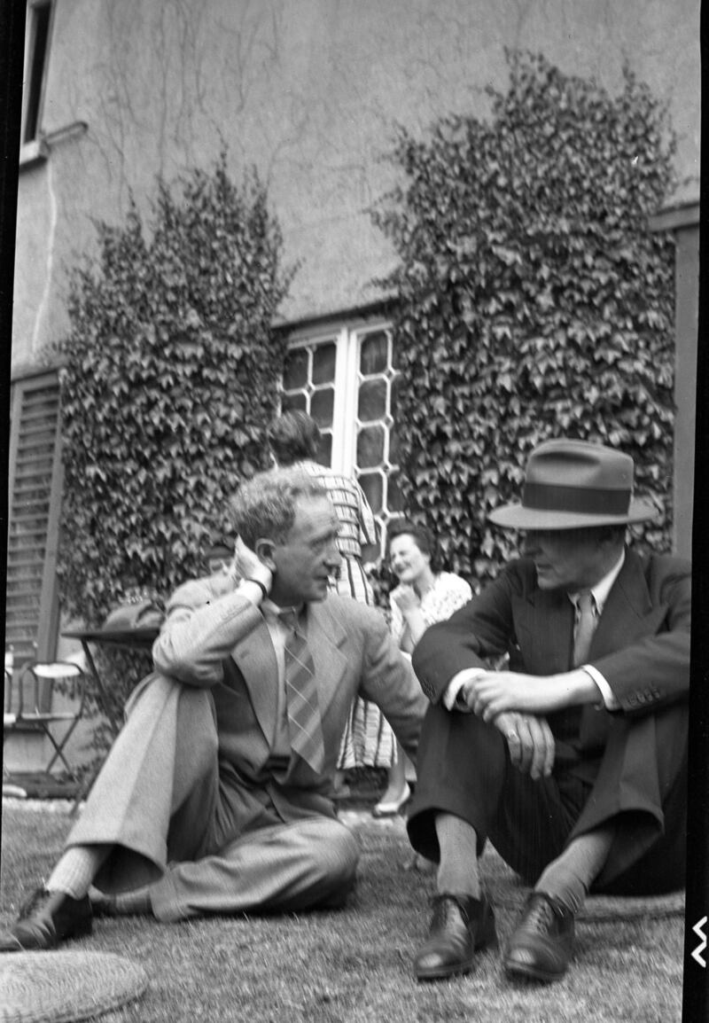 Desmond FitzGerald and TS Eliot, taken in Lennox Robinson’s garden, June 30th, 1940. Photograph: The FitzGerald family collection