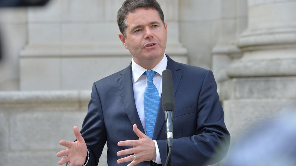 Minister for Public Expenditure Paschal Donohoe: He insisted that the fiscal space available for the Budget will remain at around €1 billion, to be divided on a 2:1 ratio between public spending increases and tax cuts. Photograph: Alan Betson