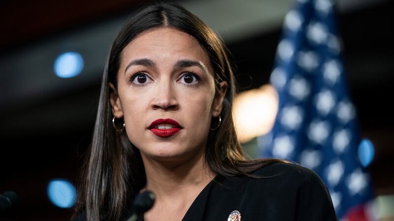 Alexandria Ocasio-Cortez. Photograph: Jim Lo Scalzo/EPA