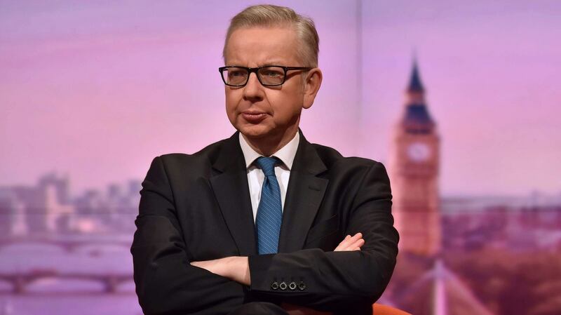 Michael Gove: “I set trends dem man copy”. Photograph: JEFF Overs/BBC/AFP via Getty Images