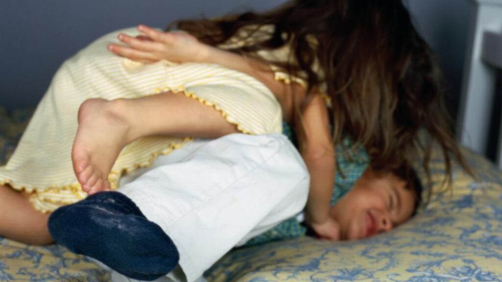 Your daughter might feel that you favour her younger brother, and if you criticise her behaviour towards him she might feel that this is another sign that you prefer him, thus making the behaviour worse in the future. Photograph: Thinkstock