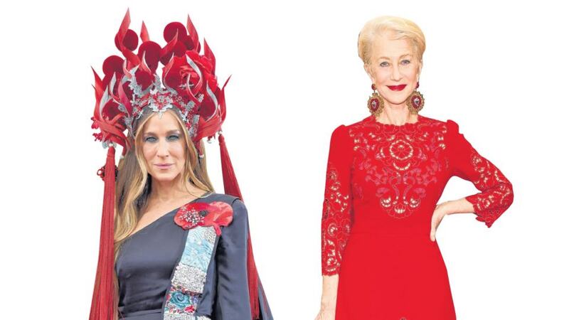 At last year’s Met ball were Sarah Jessica Parker, who featured on the best- and worst-dressed lists; and Helen Mirren, who proved that sexy has no age limit. Photographs: Getty Images