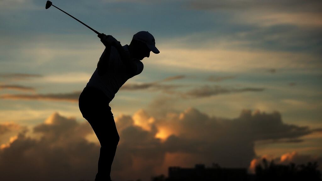 Emiliano Grillo has the halfway lead in Mexico. Photograph: Hector Vivas/Getty