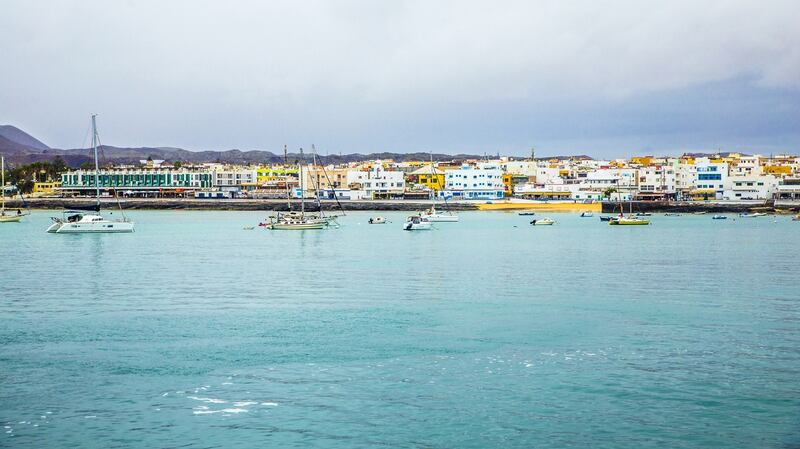 Corralejo harbour in Fuerteventura. Photograph: Getty Images