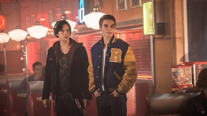 Riverdale: Cole Sprouse and KJ Apa. Photograph: Diyah Pera/The CW Network