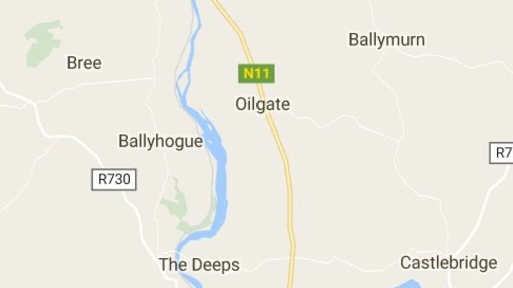 The N11 was temporarily closed at Ballyhogue to facilitate Garda forensic collision investigators. It has since reopened. Map: Google maps
