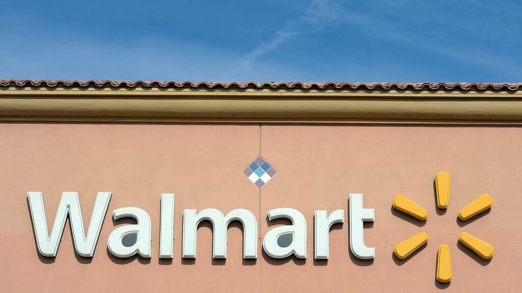 During the second quarter Walmart posted its highest sales growth in a decade. Photograph: Reuters/ Kevork Djansezian