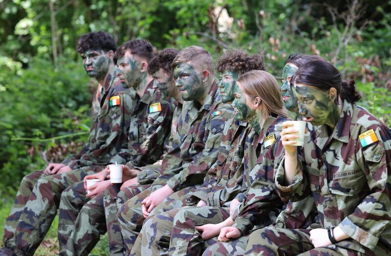 The Defence Forces has been involved in the development and implementation of the Defence Forces Gaisce Challenge for more than 30 years. Photograph: Dara Mac Dónaill