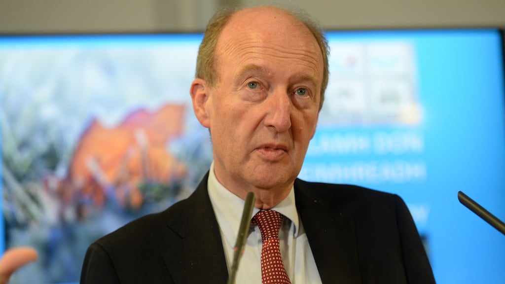 Shane Ross identified the Irish, UK and French ports, in particular Dublin, Rosslare, Dover in England and Calais in France, the main “pinch-points” where delays would emerge. Photograph: Dara Mac Donaill / The Irish Times