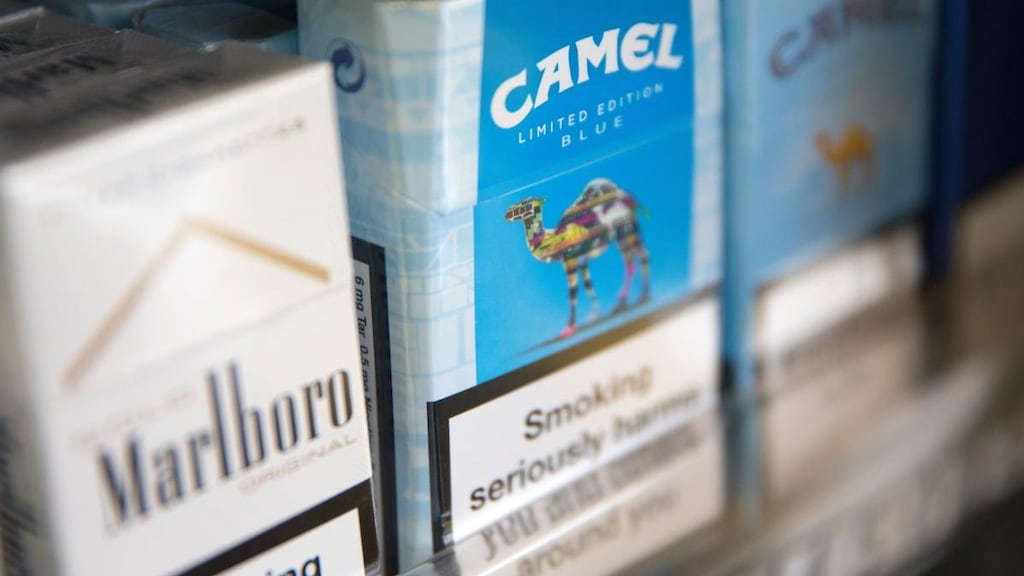 Philip Morris said: “The phrase ‘menthol blend’ should not have been used in the advert because the product does not contain any menthol.” Photograph: Simon Dawson/Bloomberg