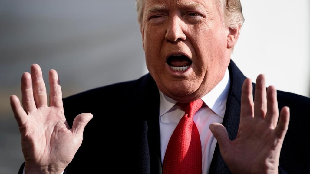 US president Donald Trump faces a potentially treacherous time as Democrats prepare to take control of the House of Representatives in January. Photograph: Brendan Smialowski/AFP/Getty Images