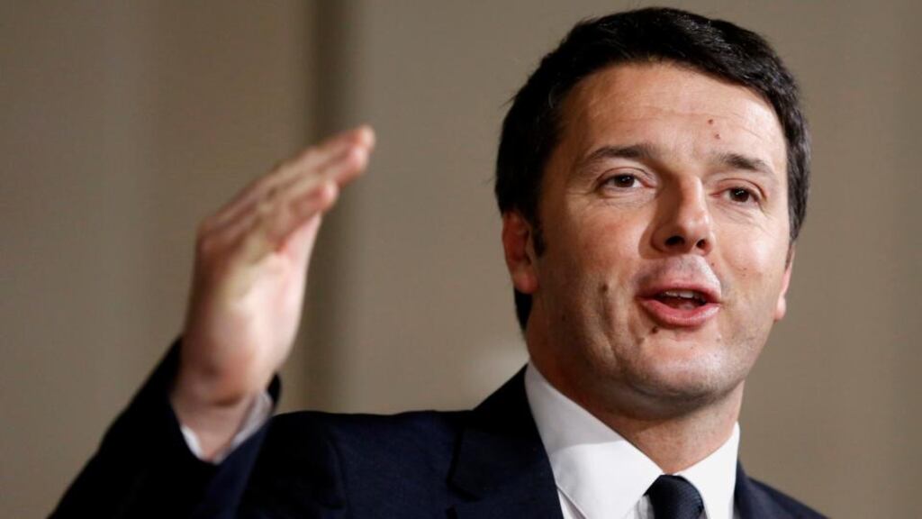 Italian prime minister Matteo Renzi won a final parliamentary vote of confidence today after pledging to slash red tape and “revolutionise” the economy. Photographer: Alessia Pierdomenico/Bloomberg