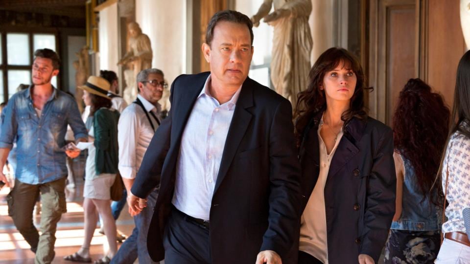 Tom Hanks and Felicity Jones in Inferno.