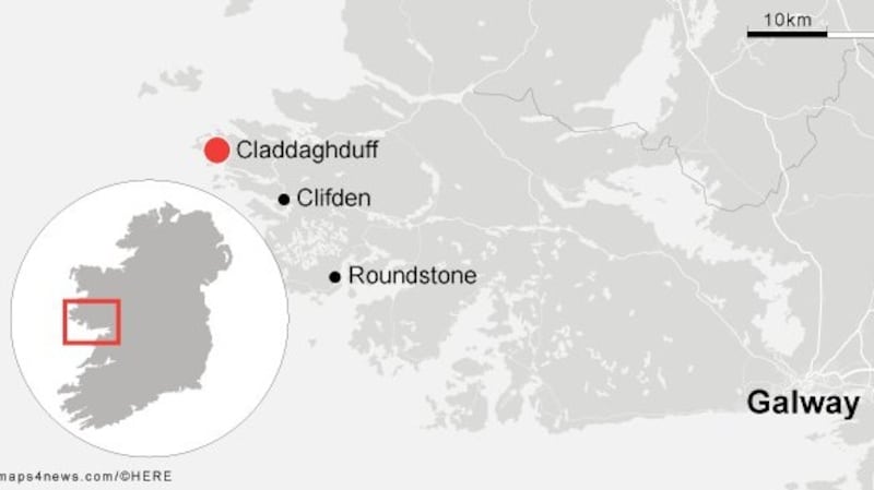 The woman in her 50s was visiting from Europe when the caravan she was in was blown onto a beach