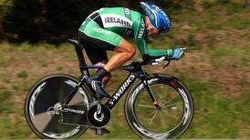 Germany’s Tony Martin wins third consecutive world time-trial title