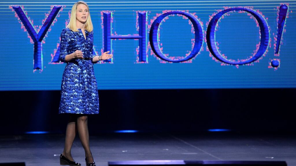Marissa Mayer: set to pocket more than $200 million by the time she walks away from Yahoo. Photograph: Ethan Miller/Getty Images